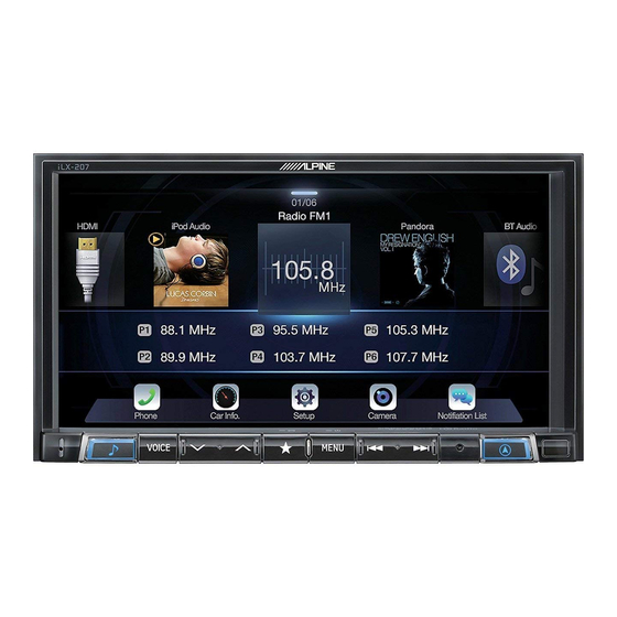 ALPINE ILX207 OWNER'S MANUAL Pdf Download ManualsLib