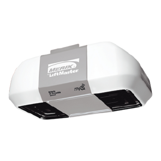 MERIK LIFTMASTER 7511LMK MANUAL Pdf Download ManualsLib