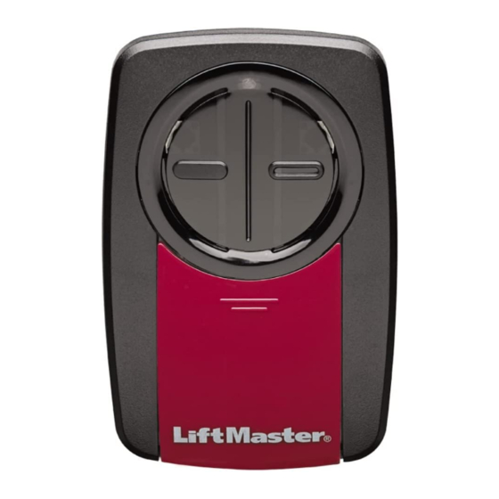 CHAMBERLAIN LIFTMASTER 375UT MANUAL Pdf Download | ManualsLib