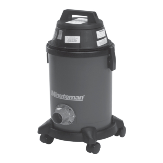 MINUTEMAN BIOHAZ VACUUM PARTS AND INSTRUCTION MANUAL Pdf Download