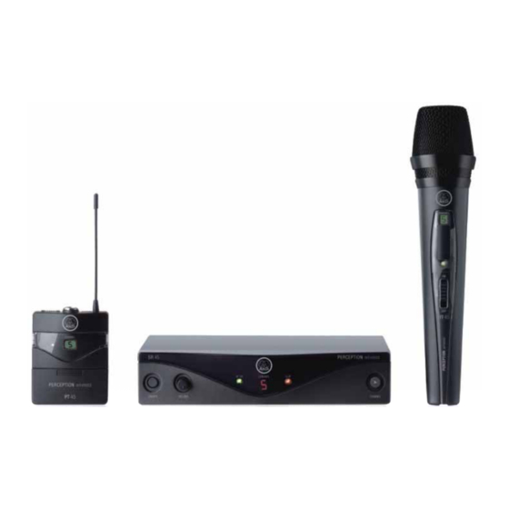 AKG SR 45 USER INSTRUCTIONS Pdf Download | ManualsLib
