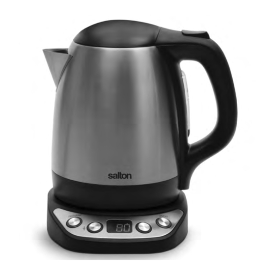 Salton 1.7-Liter Cordless Electric Kettle, Black JK1199