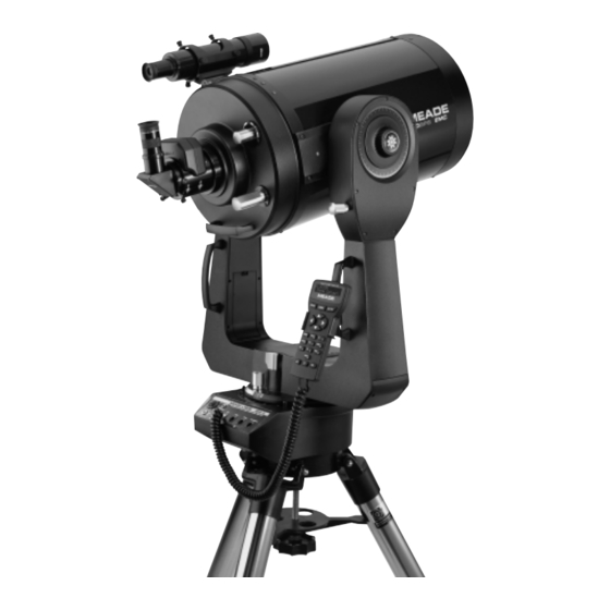 MEADE LX200GPS INSTRUCTION MANUAL Pdf Download ManualsLib