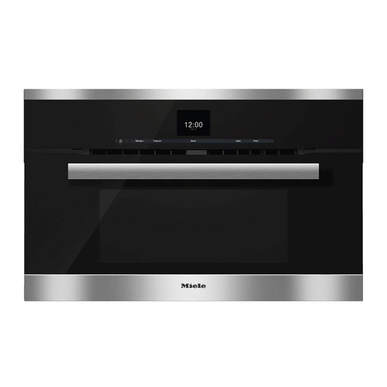 MIELE H6600BMBL OPERATING AND INSTALLATION INSTRUCTIONS Pdf Download ...