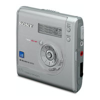 Sony MZ-NH700 Operating Instructions Manual