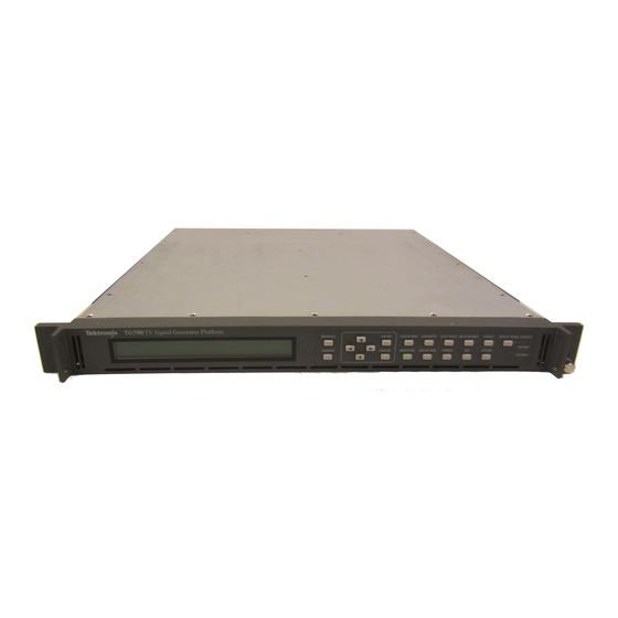 Tektronix TG700 Service Manual