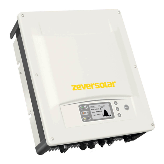Zeversolar Evershine TLC5000 Inverter Manuals