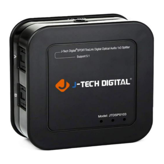 J-Tech Digital JTDSP0103 Setup