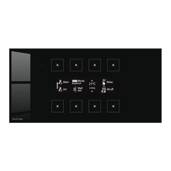 Teletask AURUS-OLED PLUS Quick Start Manual