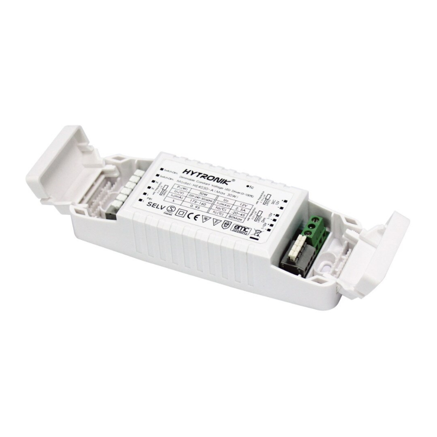 Hytronik HE4030-A Instruction Manual