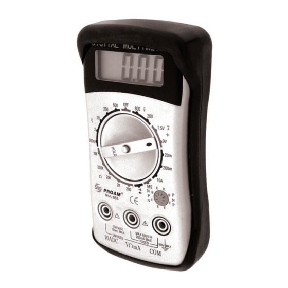 Steren MUL-055 Digital Multimeter Manuals