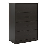 Ameriwood HOME 4 Drawer Dresser 8612303COM Instruction Booklet