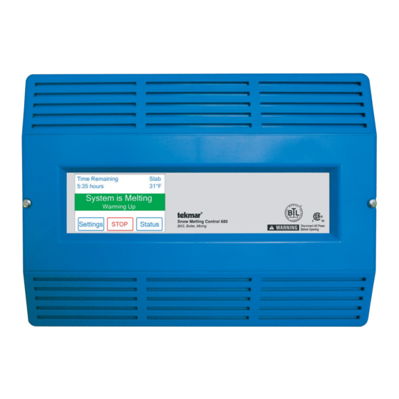 Tekmar 680 Installation & Operation Manual