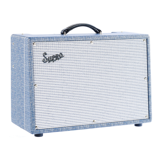 SUPRO 1648RT Saturn Reverb User Manual