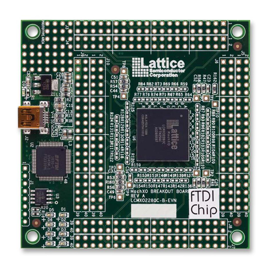 Lattice Semiconductor MachXO2280 Breakout Board User Manual