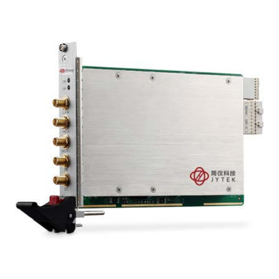 User Manuals: JYTEK PXIe-69852 High-Speed Digitizer