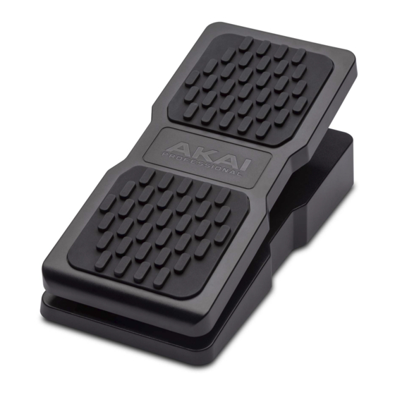 Akai Expression Pedal User Manual