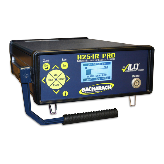 Bacharach H25-IR PRO Manual