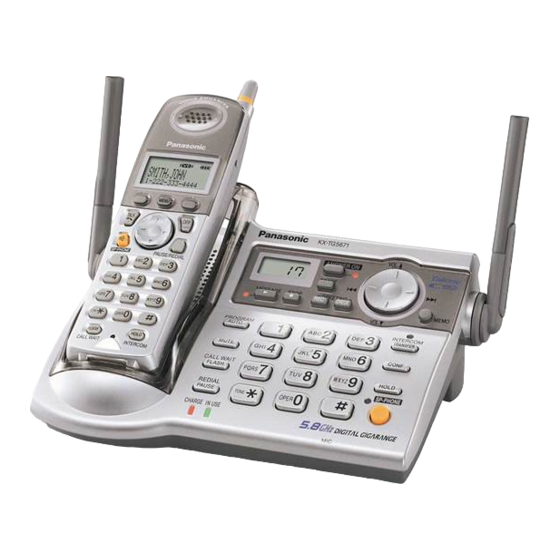 PANASONIC KXTG5671S SERVICE MANUAL Pdf Download ManualsLib