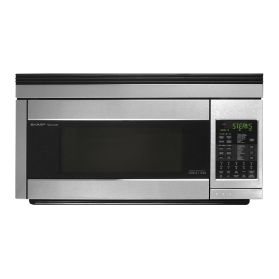 SHARP CAROUSEL R1875 OPERATION MANUAL Pdf Download ManualsLib