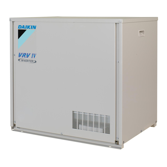 DAIKIN VRV IV RKXYQ8T7Y1B INSTALLATION AND OPERATION MANUAL Pdf ...