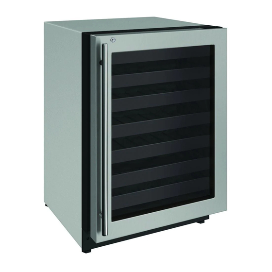 ULINE WINE CAPTAIN U2224WCS13A USER MANUAL & SERVICE MANUAL Pdf