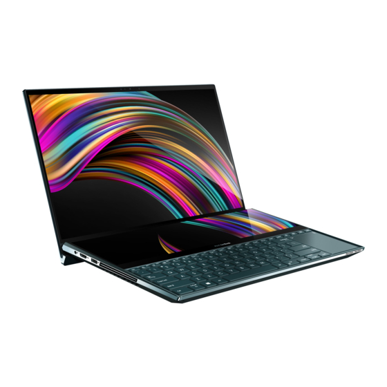ASUS ZENBOOK PRO DUO UX581LV MANUAL Pdf Download ManualsLib