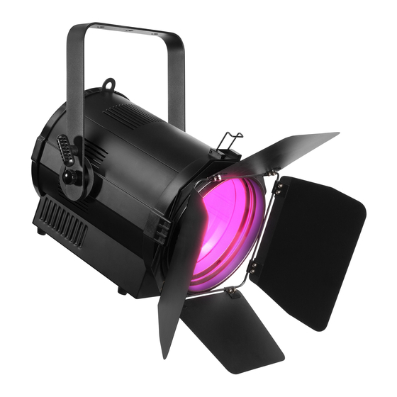 Beamz Pro BTF200CZ Fresnel Zoom User Manual