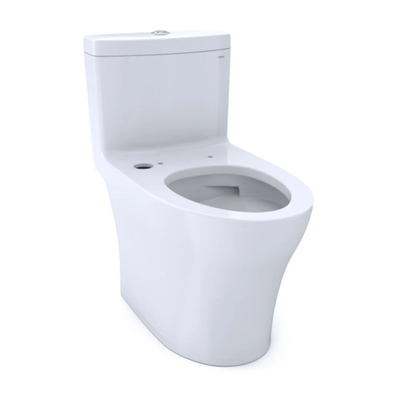 Toto CST646F Installation And Owner's Manual