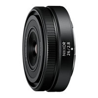 Nikon NIKKOR Z 26mm f/2.8 Reference Manual