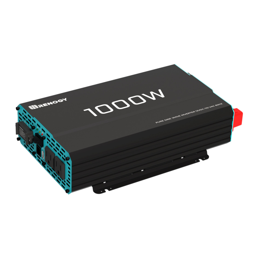 Renogy 700w, 1000w, 2000w, 3000w - Power inverter Manual