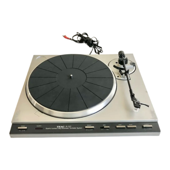 Teac P-717 Service Manual