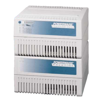 Powerware Prestige 9 Series User Manual