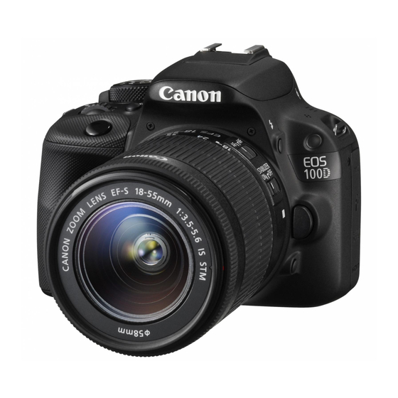 Canon EOS 100D Instruction Manual
