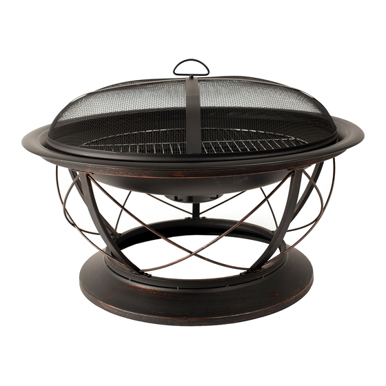 User Manuals: pleasant hearth OFW717RC Outdoor Fire Pit