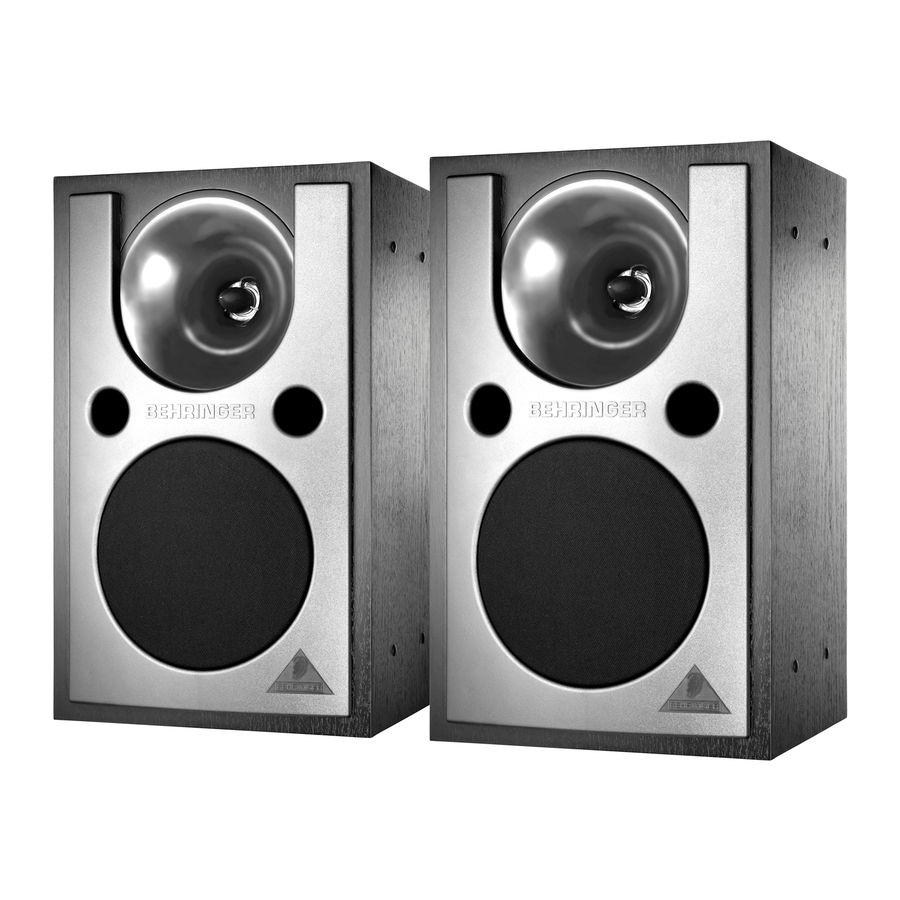 Behringer Business Environment Speakers CE1000P Manuel D'utilisation