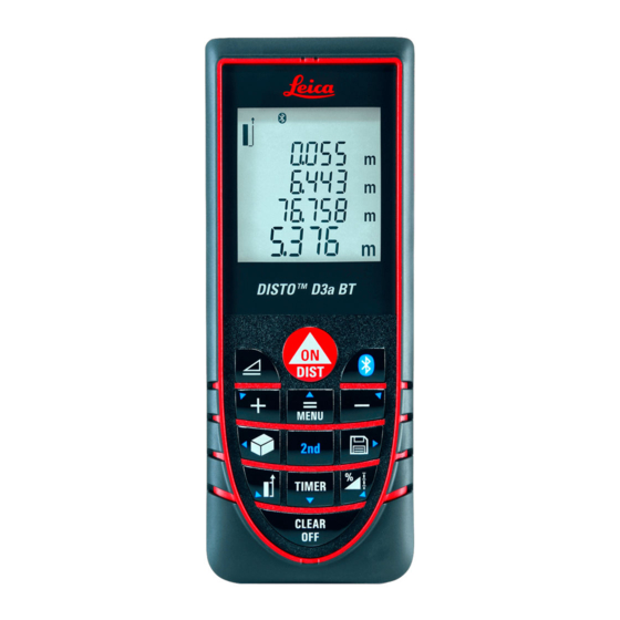 Leica DISTO D3a BT User Manual