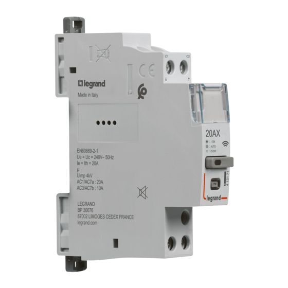 LEGRAND 4 121 71 Manual