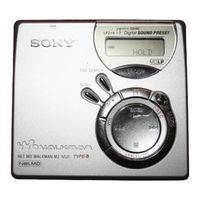 Sony Walkman MZ-N520 Operating Instructions Manual