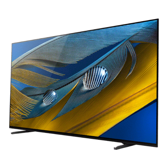 SONY BRAVIA XR77A80J MANUAL Pdf Download ManualsLib