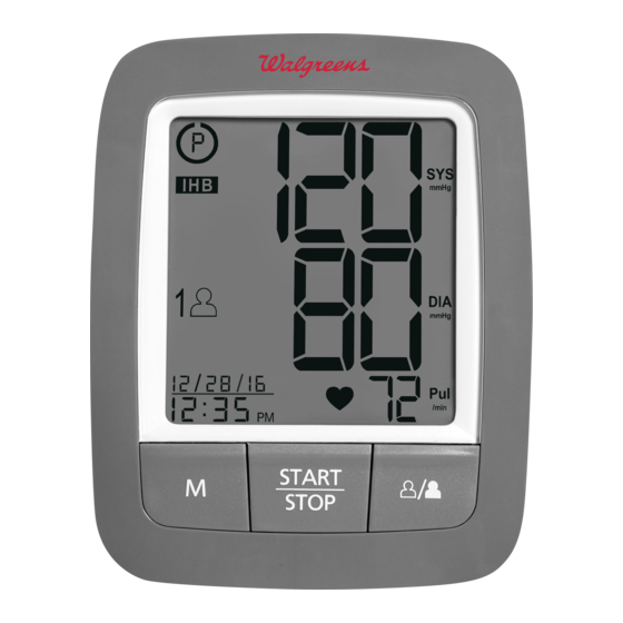 WALGREENS WGNBPA950 MANUAL Pdf Download ManualsLib