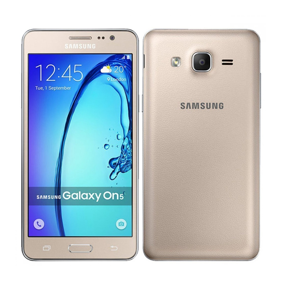 SAMSUNG GALAXY ON5 PRO USER MANUAL Pdf Download | ManualsLib