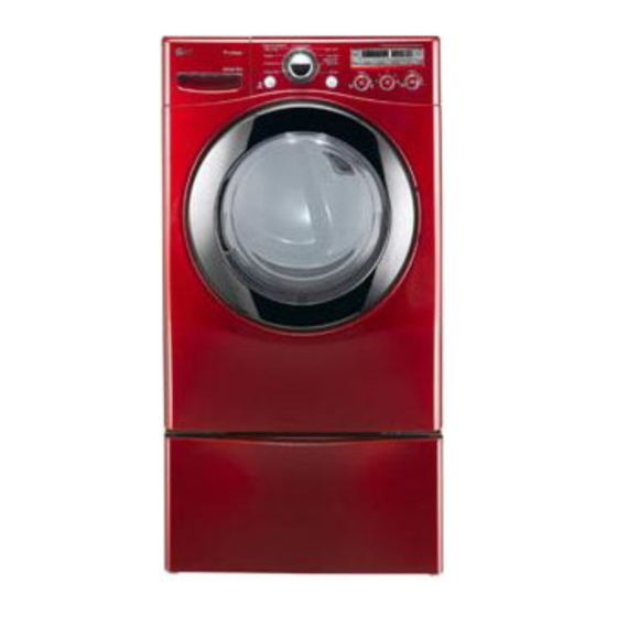 LG STEAM DRYER DLGX2551 SERIES OWNER'S MANUAL Pdf Download | ManualsLib