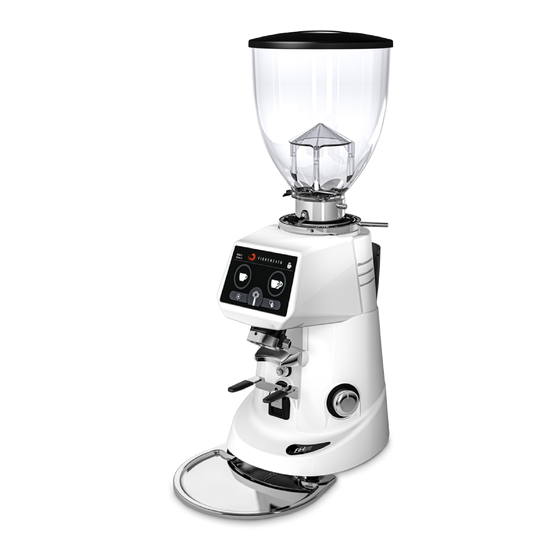 Fiorenzato F64 Cleaning & Maintenance Instructions