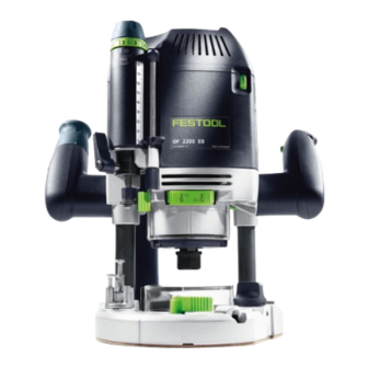 Festool OF 2200 EB Instruction Manual