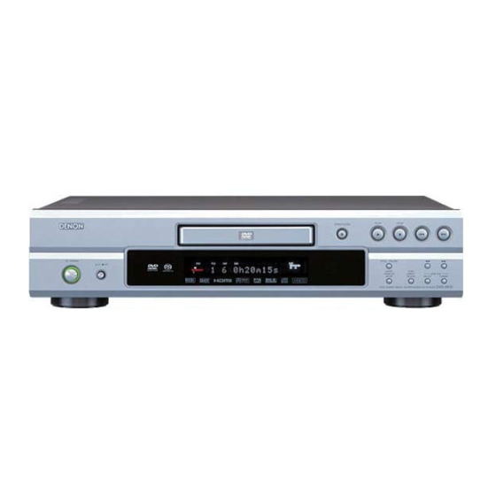 Denon DVD-2910 Operating Instructions Manual