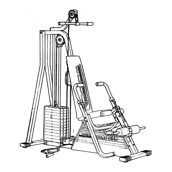 Weider D700 ACHIEVER Assembly Instructions Manual