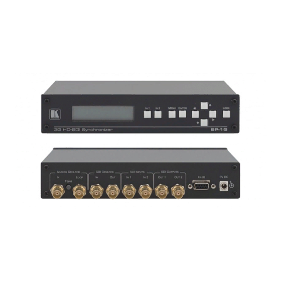 Kramer SP-1G User Manual