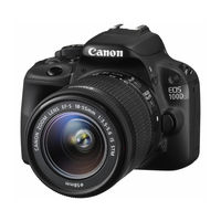 Canon EOS 100D Basic Instruction Manual