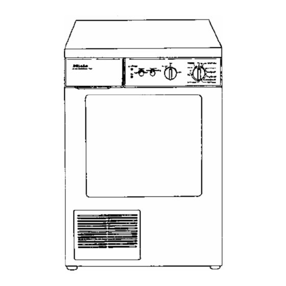 Miele T300 Technical Information